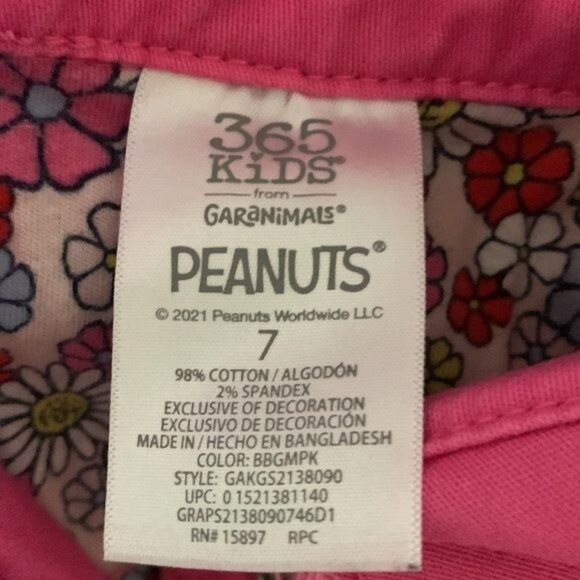 Peanuts Snoopy Woodstock Pink Denim Jacket With Floral Details - Picture 2 of 8